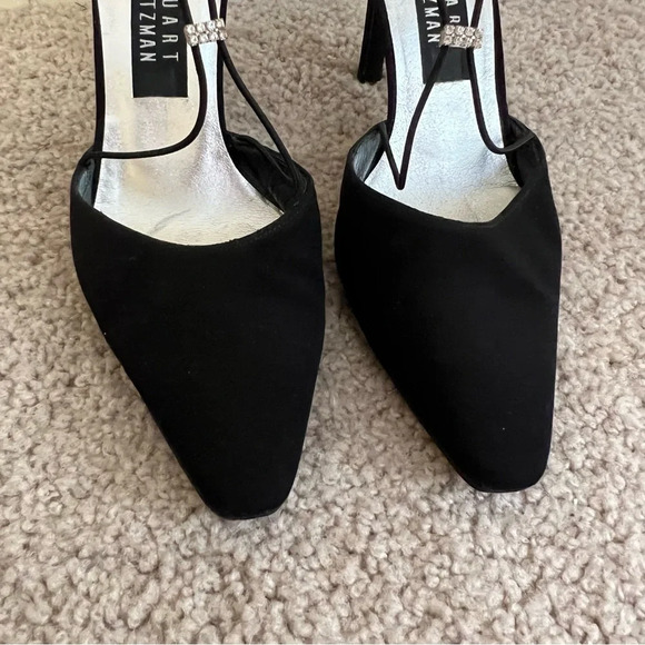 Stuart Weitzman Strappy Black Heels - Picture 3 of 9